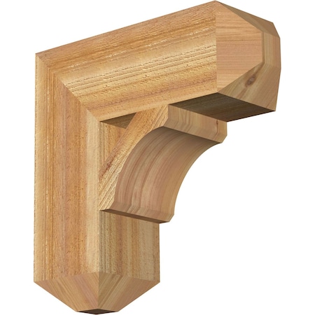 Ekena Millwork Legacy Craftsman Rough Sawn Bracket, Western Red Cedar, 6"W x 18"D x 18"H BKT06X18X18LEC04RWR